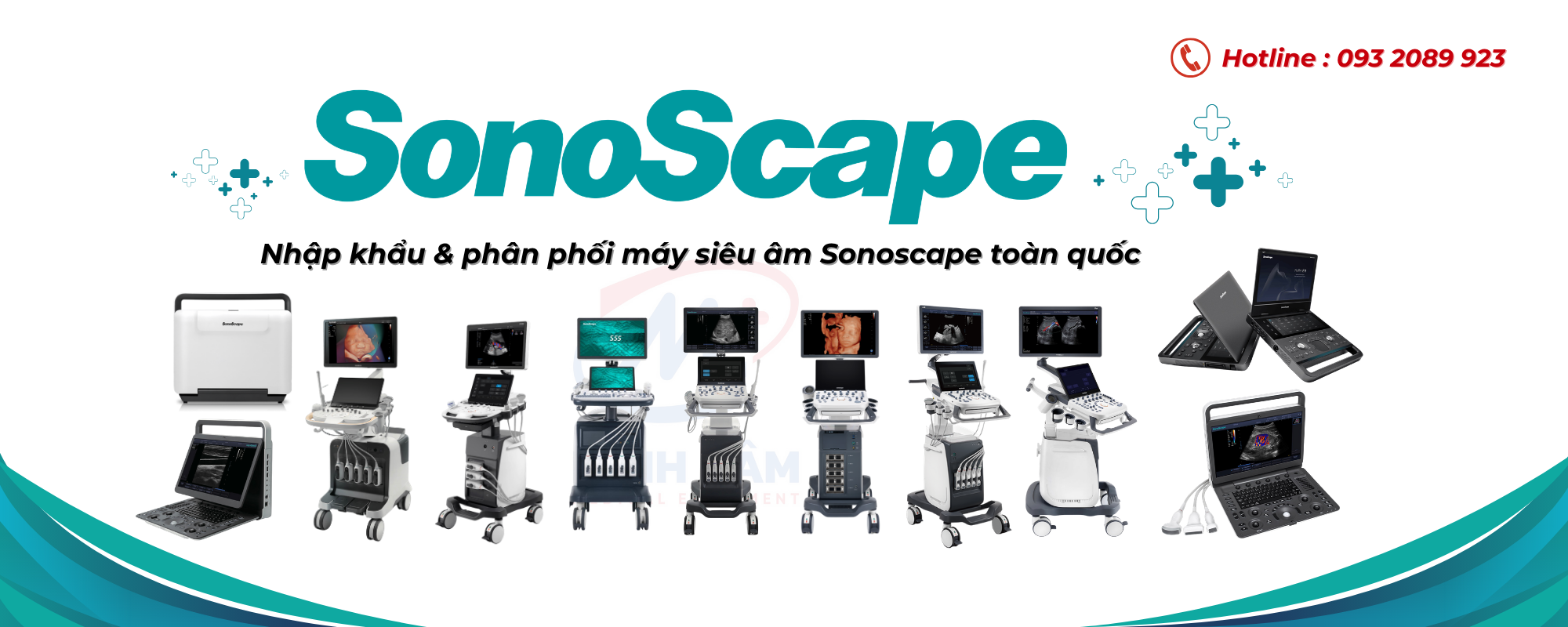 Nhập khẩu và phân phối máy siêu âm Sonoscape chính hãng