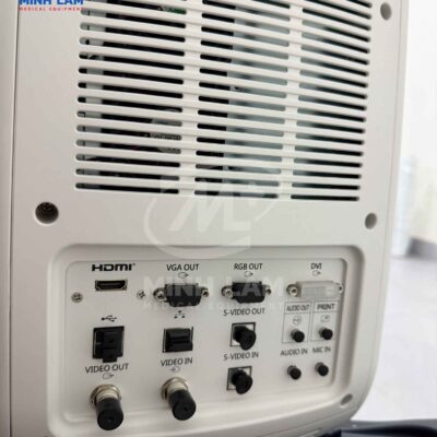 Cổng kết nối đa dạng trên máy siêu âm Sonoscape P25 Pro.