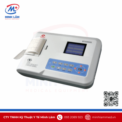 Máy điện tim 3 kênh Contec: ECG300G, tiêu chuẩn FDA Mỹ