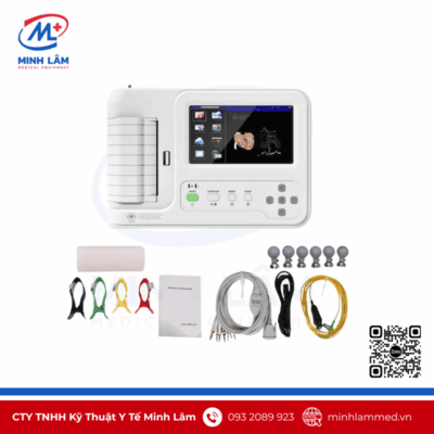 Máy điện tim 6 kênh Contec ECG600G, FDA Mỹ - BH 12 tháng